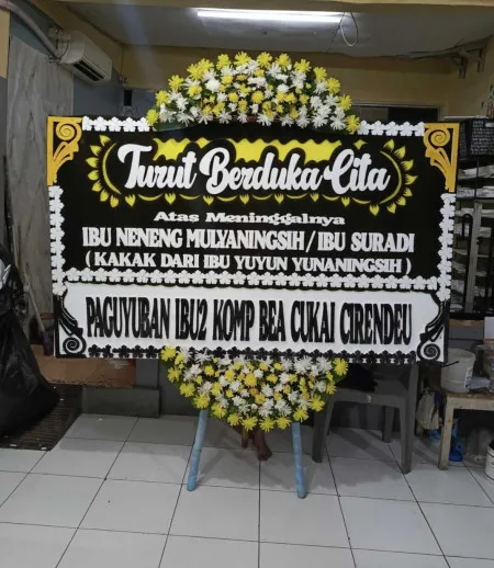Papan Bunga Duka Kumejing Wadaslintang